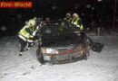 Nö: Starke Schneeverwehungen führten zu Unfall