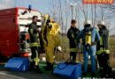Deutschland: Gefahrguteinsatz – Stattelzug stürzte in den Graben