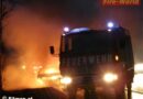 Nö: Pkw-Brand auf der A2 in Fahrtrichtung Wien bei Seebenstein