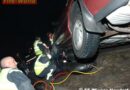 Nö: Pkw auf Stein erfordert Feuerwehreinsatz in Wiener Neudorf
