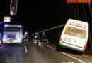 Oö: Transporter-Bergung auf der B 156 bei Eggelsberg