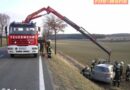 Nö: Fahrzeugbergung auf der B 35 bei Eggenburg