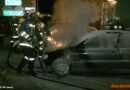 Tirol: Pkw-Brand am Stadtplatz von Imst