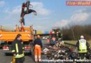 Deutschland: Anhänger mit Hilfsgütern bei Paderborn ausgebrannt