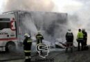 Nö: Brand eines Lkws mit Papier in Pitten