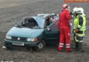 Nö: Verkehrsunfall mit eingeklemmter Person auf der LH 156 bei Wienerherberg