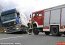 B: Lkw-Lenker verhinderte Frontalzusammenstoß