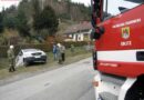 Nö: Kleinbus rutschte rückwärts über eine Böschung