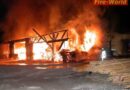 Stmk: Sägewerkgroßbrand forderte Feuerwehren des Abschnitt 6 (Arnfels)