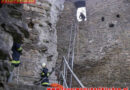 Oö: Sicherungsarbeiten auf Burg Schaunberg nach Sturm Emma