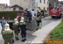 Nö: Hubsteiger-Unterstützung für das Rote Kreuz in Amstetten