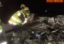Nö: Pkw auf der A4 bei Fischamend auf Lkw aufgefahren