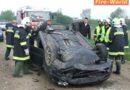 Nö: Fahrzeugbergung nach Pkw-Überschlag bei Haslau/Donau