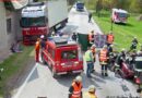 Nö: Schwierige Totenbergung nach Frontalcrash Pkw-Lkw im Helental