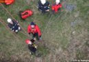 Stmk: Seiltechnikübung an Seilbahn bei der Freiw. Feuerwehr St. Radegund