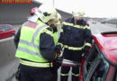 Nö: Verkehrsunfall mit eingeklemmter Person in Schwechat