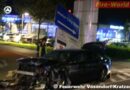 Nö: Autocrash bei der SCS -> Betonleitwände 50 Meter weit verschoben