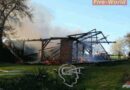 Nö: Brand einer Scheune in Winkl im Bezirk Horn
