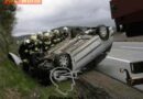 Nö: Pkw-Überschlag auf der A2 zwischen Krumbach und Edlitz
