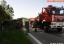 Nö: Überschlag mit Kleinbus auf der A2 bei Edlitz