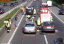 Nö: Einsatz nach Unfällen auf der Ostautobahn bei Fischamend