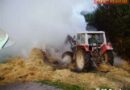 Nö: Strohgroßbrand am Muttertag in Gainfarn