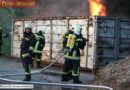 Nö: Brand eines Abroll-Großraumcontainers in Maria Enzersdorf