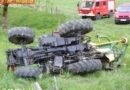 Oö: Pkw fuhr in Menschengruppe, Brandalarm und Traktorabsturz (Micheldorf)