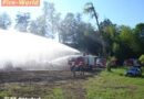 Oö: Großflächiger Flurenbrand in Ohlsdorf – Wassereinsatz dreier Wehren