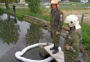 Oö: Öleinsatz bei einem Fischteich