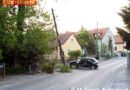 Nö: Pkw versuchte einen Strommast zu fällen
