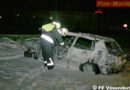 Nö: Vollbrand eines Pkws in Vösendorf