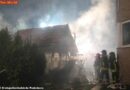 Deutschland: Holzhaus brannte vollständig aus
