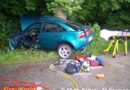 Nö: Pkw-Anprall an Baum -> Verletzter bei St. Pölten – St. Georgen