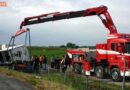 Nö: Umgestürzter Lkw-Hängerzug auf der S5 bei Königsbrunn/Wagram