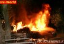 Oö: Fahrzeugbrand in der Volksgartenstrasse