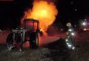 Oö: Traktorbrand in Götzendorf