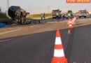 Nö: Schwerer Verkehrsunfall auf der S5: PKW gegen Brücke katapultiert