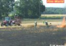 Nö: Brand eines Kornfeldes in Haslau/Donau