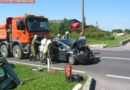 Oö: Schwerer Verkehrsunfall auf der B122 in Irndorf