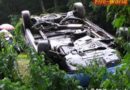 Nö: Dachlandung mit Auto nach Unfall bei Krumbach