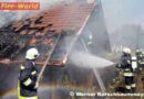 Oö: Wohnhaus in Vollbrand – Feuerwehrmann verletzt