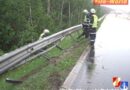 Bgld: Unfall auf der A2 -> Pkw gegen Leitschiene