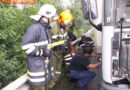Oö: Lkw-Brand auf der A25 Fahrtrichtung Wels