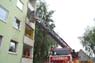 Oö: Brand am Balkon im 2. OG in Wels
