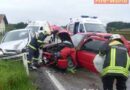 Oö: Verletzte Lenker nach Verkehrsunfall in Aurolzmünster