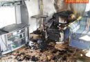 Oö: Brand im ersten Stock eines Wohnhauses