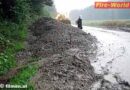Nö: Mehrere Murenabgänge blockierten die B55