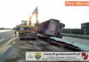 Nö: Sattelzug kracht in Betonleitwand