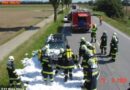 Nö: Fahrzeugbrand auf der LB 9 bei Haslau/Donau